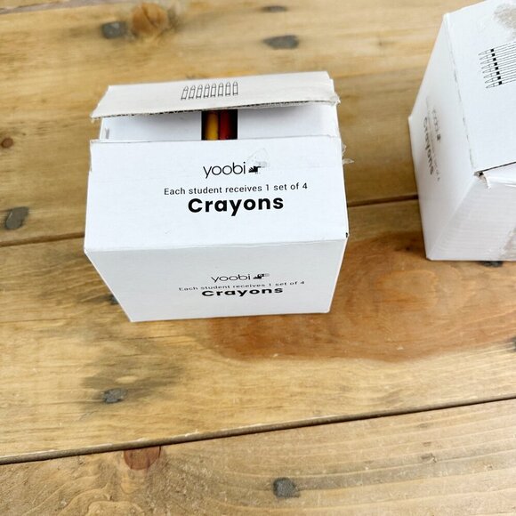 NIB Yoobi Crayons Bulk Students Classroom Teacher Colors 30 Sets 240 Crayons - Picture 5 of 6